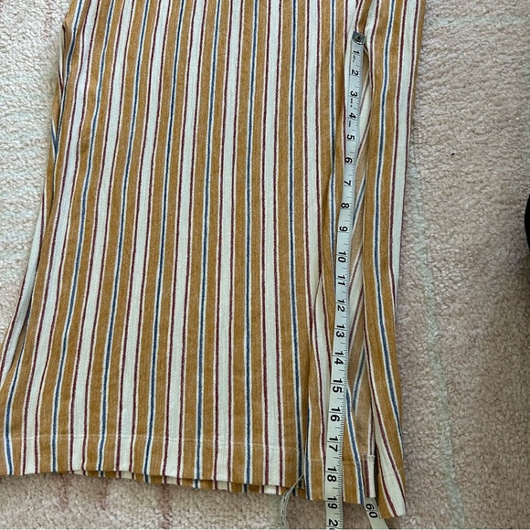 Free People Beach Marguerite Maxi Tee Dress Striped Size Large - Picture 11 of 15